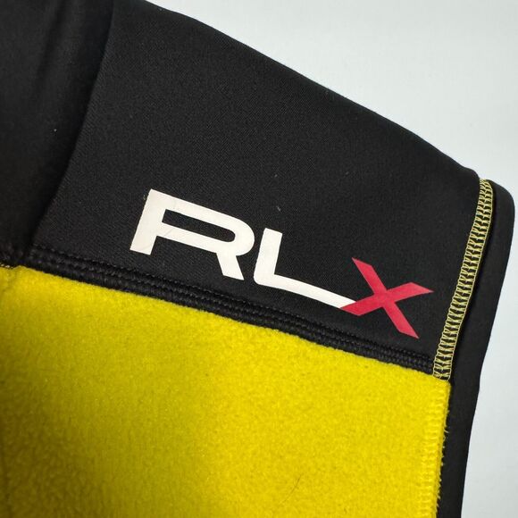 RLX Ralph Lauren Vest Mens Medium Yellow Transcontinental Expedition Fleece - Picture 3 of 11